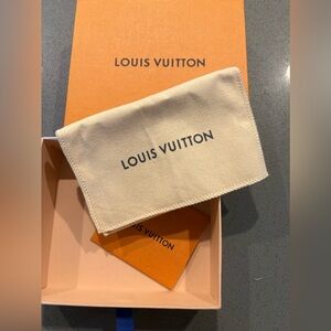 Louis Vuitton Orange Box with Cream Dust Bag